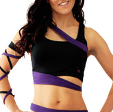 Siren Top - Black / Purple