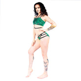 Velvet Angel Shorts - Forest Green