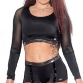 Valencia Eco Long Sleeve Top - Black