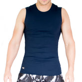 Men's Fitted Vest - Navy