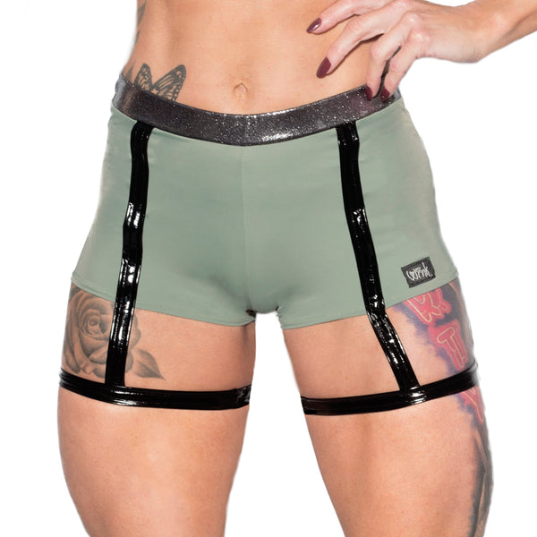 Valencia Eco Suspender Shorts W0241 (olive)