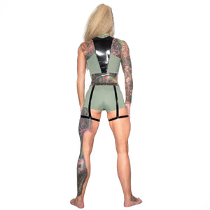 Valencia Eco Suspender Shorts W0241 (olive)