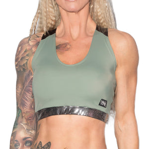 Valencia Eco Crop Top W0238 (olive)