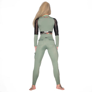 Valencia Eco Long Sleeve Top W0239 (olive)