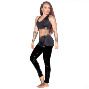 Valencia Eco Grip Suspender Leggings W0242 (black)
