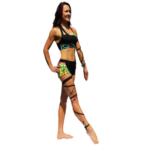 Side Panel Dance Shorts W0130