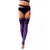 Striped Stirrup Leg Warmers W0156