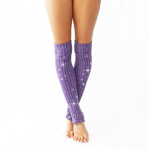 Sparkly Stirrup Leg Warmers W0113
