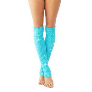 Sparkly Stirrup Leg Warmers W0113