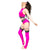 Glitter Mist Leg Warmers with Padded Knees W0212 (black or raspberry)