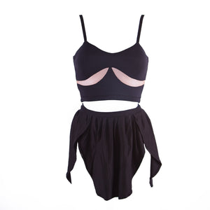 Burlesque Mesh Panel Top W0260
