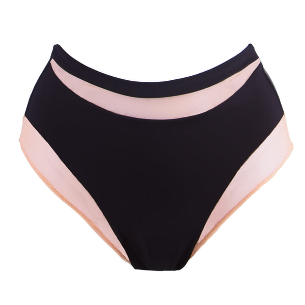 Burlesque Mesh Panel Shorts W0261