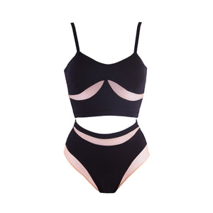 Burlesque Mesh Panel Top W0260