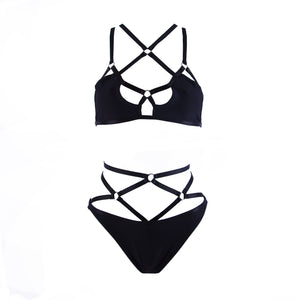 Burlesque Strap Shorts W0263
