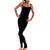 Spaghetti Strap Catsuit with Diamantes