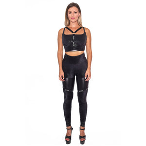 Infinity Eco High Waist Leggings W0231 (jade)