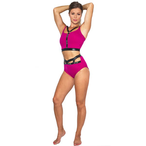 Infinity Eco High Waist Shorts W0230 (raspberry)