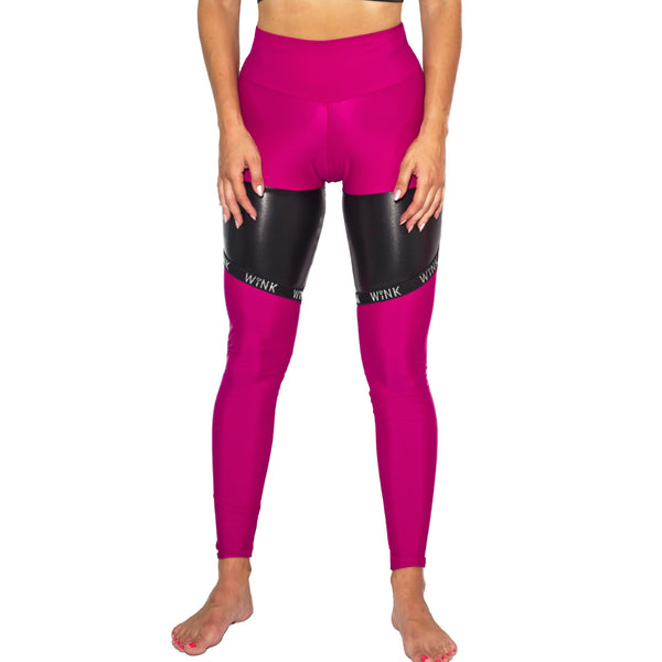 Infinity Eco High Waist Leggings W0231 (raspberry)