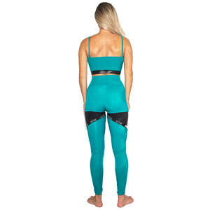 Infinity Eco High Waist Leggings W0231 (jade)