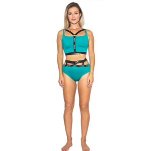 Infinity Eco High Waist Shorts W0230 (jade)