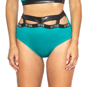 Infinity Eco High Waist Shorts W0230 (jade)