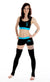 Contrast Band Crop Top W0101